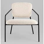 Кресло лаунж Rooney букле белый варинант исполнения - 2 | Loft Concept в Твери