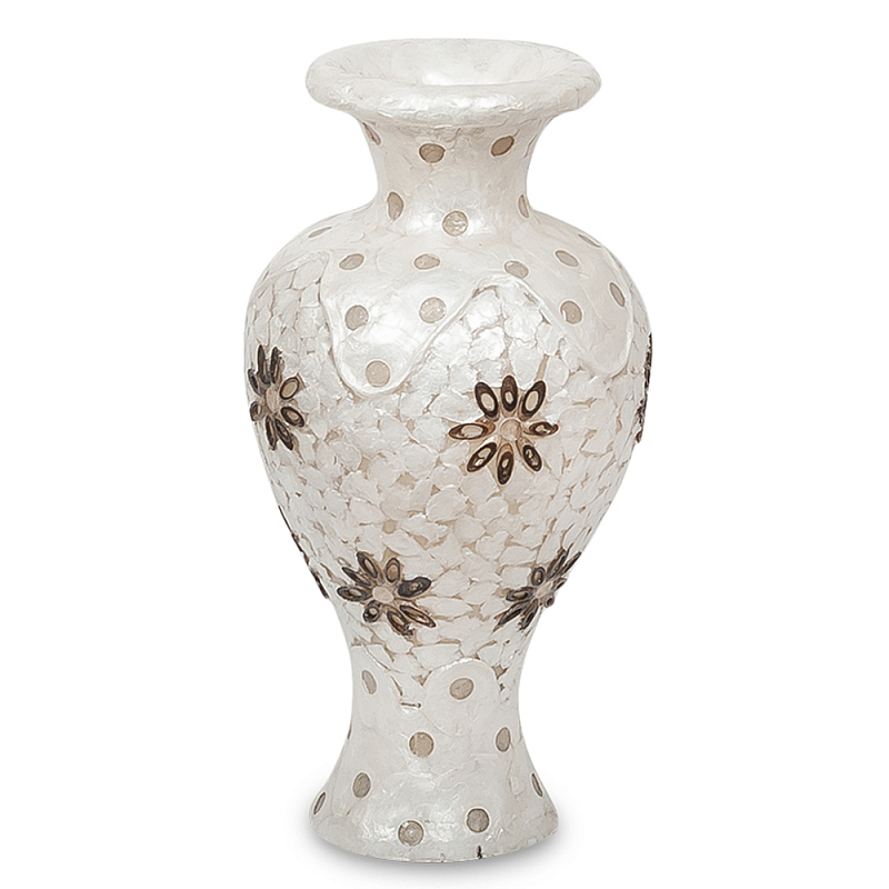 Настольная лампа из перламутра в виде вазы Indonesian Vase Перламутровый Настольная лампа из перламутра в виде вазы Indonesian Vase Перламутровый в Твери | Loft Concept
