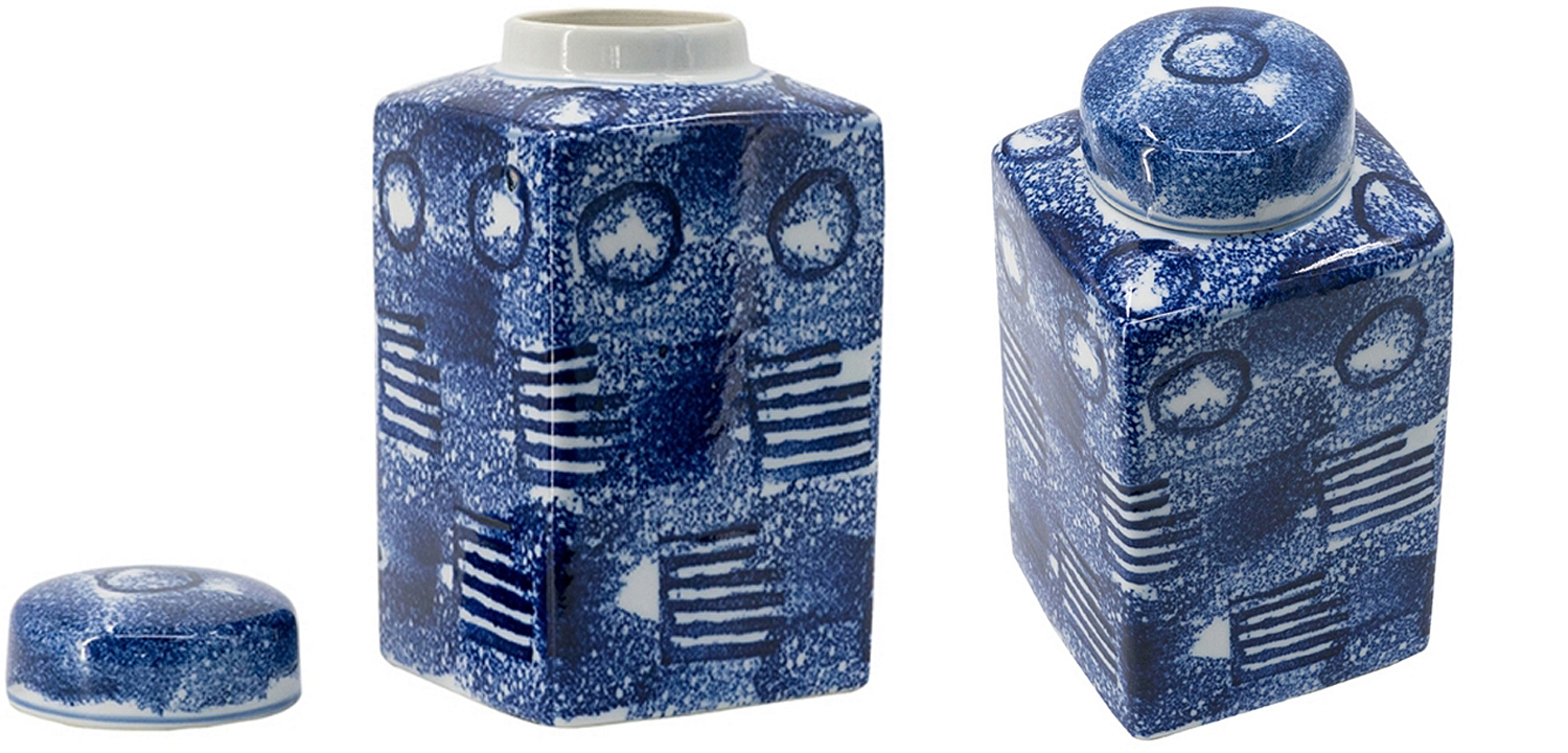 Ваза с крышкой Abstraction Vase square Ваза с крышкой Abstraction Vase square - Loft-Concept в Твери