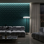 Гипсовая 3D панель с принтографией PM-17 варинант исполнения - 1 | Loft Concept в Твери