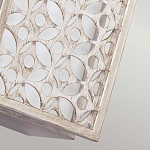 Бра прямоугольное в серебрянном цвете с ажурной решеткой Feiss варинант исполнения - 5 | Loft Concept в Твери