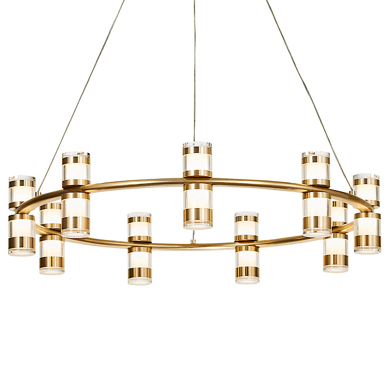 Люстра Gold Roul 60 Золотой Прозрачный в Твери | Loft Concept 