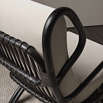 Дизайнерское кресло из ротанга Gio Ponti CONTINUUM D.163.7 BY BONACINA 1889 Armchair варинант исполнения - 4 | Loft Concept в Твери