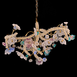 Люстра круглая с цветочным декором Miscellaneous herbs варинант исполнения - 1 | Loft Concept в Твери