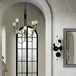 Бра светодиодное из черно-белых дисков Contrast Sample варинант исполнения - 5 | Loft Concept в Твери