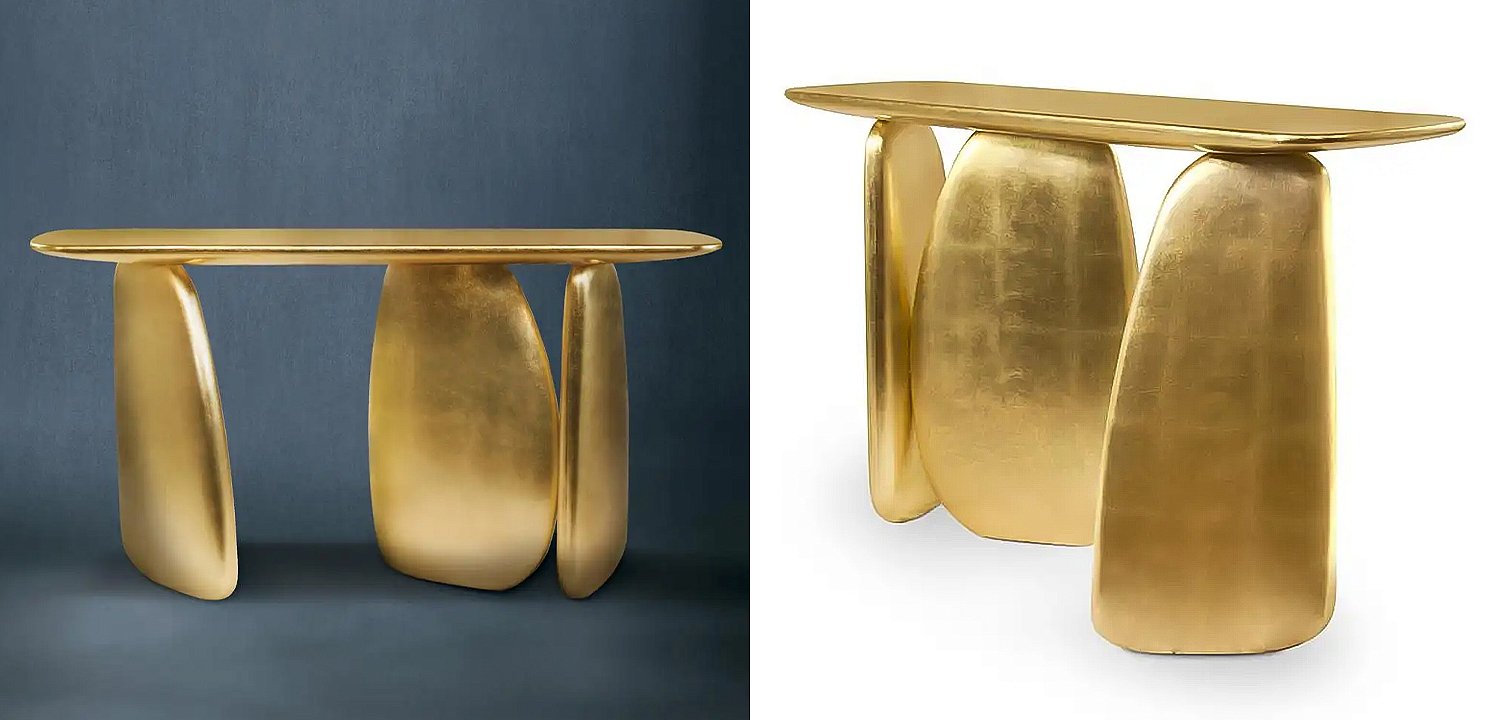 Консоль Design Console Table Gold Консоль Design Console Table Gold - Loft-Concept в Твери
