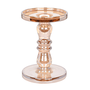 Подсвечник Glass Аmber 18 см