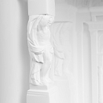 Встраиваемый в стену гипсовый светильник под покраску с колоннами и арками в античном стиле Antiquity Athena варинант исполнения - 12 | Loft Concept в Твери