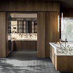 Раздвижные деревянные двери для кухни SISTEMA 7 Dada Engenereed Doors варинант исполнения - 1 | Loft Concept в Твери