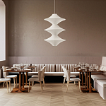 Подвесной вязаный белый светильник «Звезда Востока 03» варинант исполнения - 3 | Loft Concept в Твери