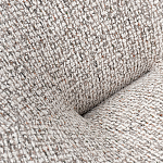 Кресло вращающееся круглой формы из серого шенилла Favorite Vacation Place варинант исполнения - 1 | Loft Concept в Твери