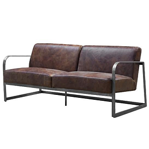 Диван INDIO METAL leather SOFA