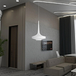 Подвесной вязаный белый светильник «Лампа Марракеша» варинант исполнения - 3 | Loft Concept в Твери