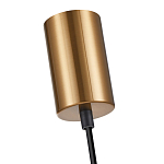 Подвесной светильник со стеклянным плафоном янтарного цвета Prestige варинант исполнения - 5 | Loft Concept в Твери