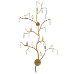 Бра с каркасом в виде веток усыпанных кристаллами Branches with Crystals варинант исполнения - 3 | Loft Concept в Твери