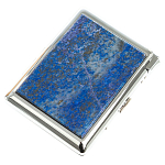 Портсигар с газовой зажигалкой из натурального камня Лазурит Stone Cigarettes Cases варинант исполнения - 6 | Loft Concept в Твери