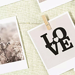 Рамка для фото с подсветкой c деревянными прищепками в комплекте Photo Backlight варинант исполнения - 4 | Loft Concept в Твери