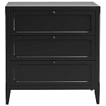 Комод с 3-мя ящиками черный Silva Black Chest of Drawers варинант исполнения - 2 | Loft Concept в Твери