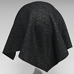 Мебельная ткань Шенилл черный цвет 138 см T4-35 варинант исполнения - 8 | Loft Concept в Твери