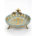 Блюдо фарфоровое Птица на ветке Flora варинант исполнения - 3 | Loft Concept в Твери