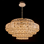 Люстра хрустальная в неоклассическом стиле на золотистом каркасе Majesty варинант исполнения - 7 | Loft Concept в Твери