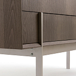 Шкаф из серого дуба Sawada Gray Oak Cabinet варинант исполнения - 6 | Loft Concept в Твери