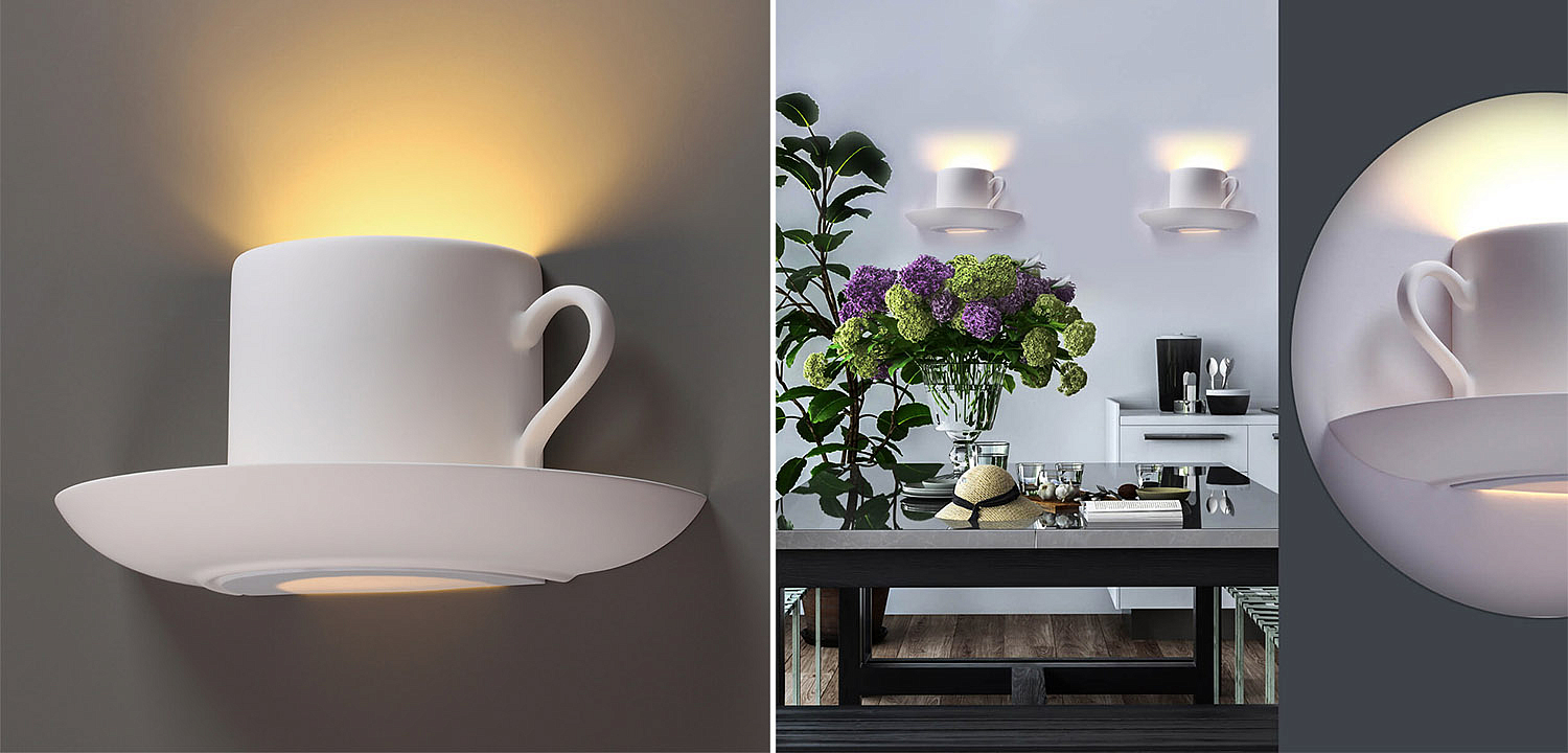 Бра Plaster Cup Wall lamp Бра Plaster Cup Wall lamp - Loft-Concept в Твери