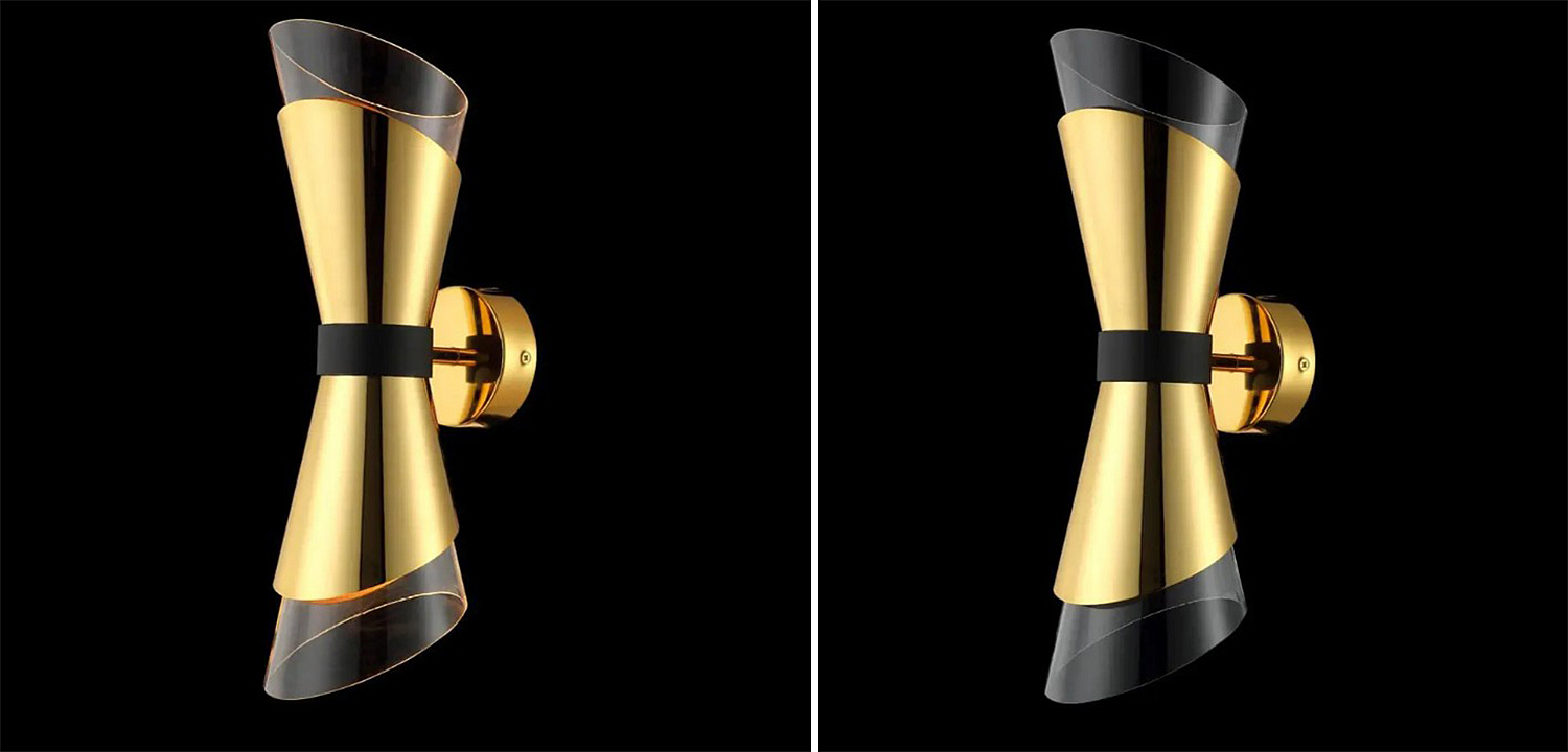 Бра Edson Gold Wall Lamp Бра Edson Gold Wall Lamp - Loft-Concept в Твери