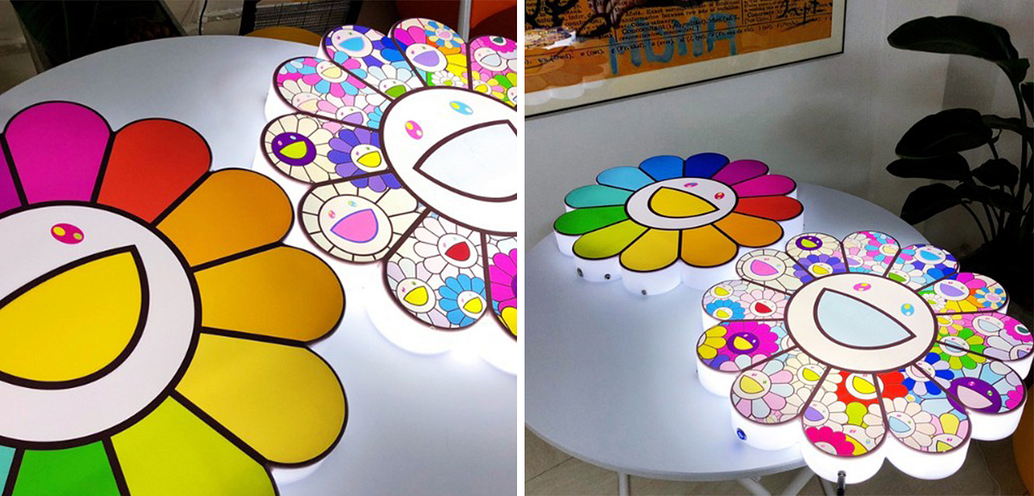 Светильник разноцветный подсолнух Takashi Murakami 2 Светильник разноцветный подсолнух Takashi Murakami 2 - Loft-Concept в Твери