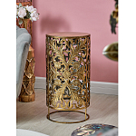 Столик приставной с цветочной резной фактурой Madagascar варинант исполнения - 3 | Loft Concept в Твери