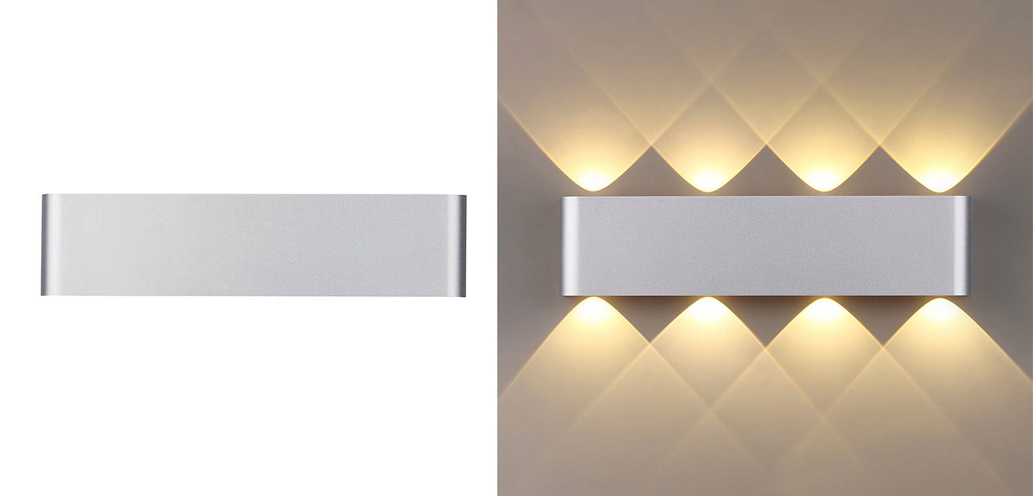 Бра Obverse Silver Rectangle B Wall lamp Бра Obverse Silver Rectangle B Wall lamp - Loft-Concept в Твери