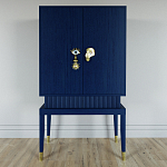 Кабинетный шкаф Elsa Dreams Blue с 2-мя ящиками варинант исполнения - 5 | Loft Concept в Твери