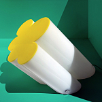 Настольная дизайнерская лампа Poltronova Passiflora Yellow Table Lamp варинант исполнения - 6 | Loft Concept в Твери