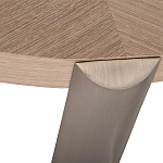 Столик журнальный с низкой круглой столешницей Wood Grain варинант исполнения - 2 | Loft Concept в Твери