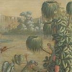 Обои ручная роспись Le Brésil Brume варинант исполнения - 1 | Loft Concept в Твери