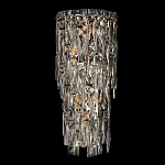 Бра с каскадом из прозрачного хрусталя и корпусом из металла цвета хром Constant Sparks варинант исполнения - 5 | Loft Concept в Твери