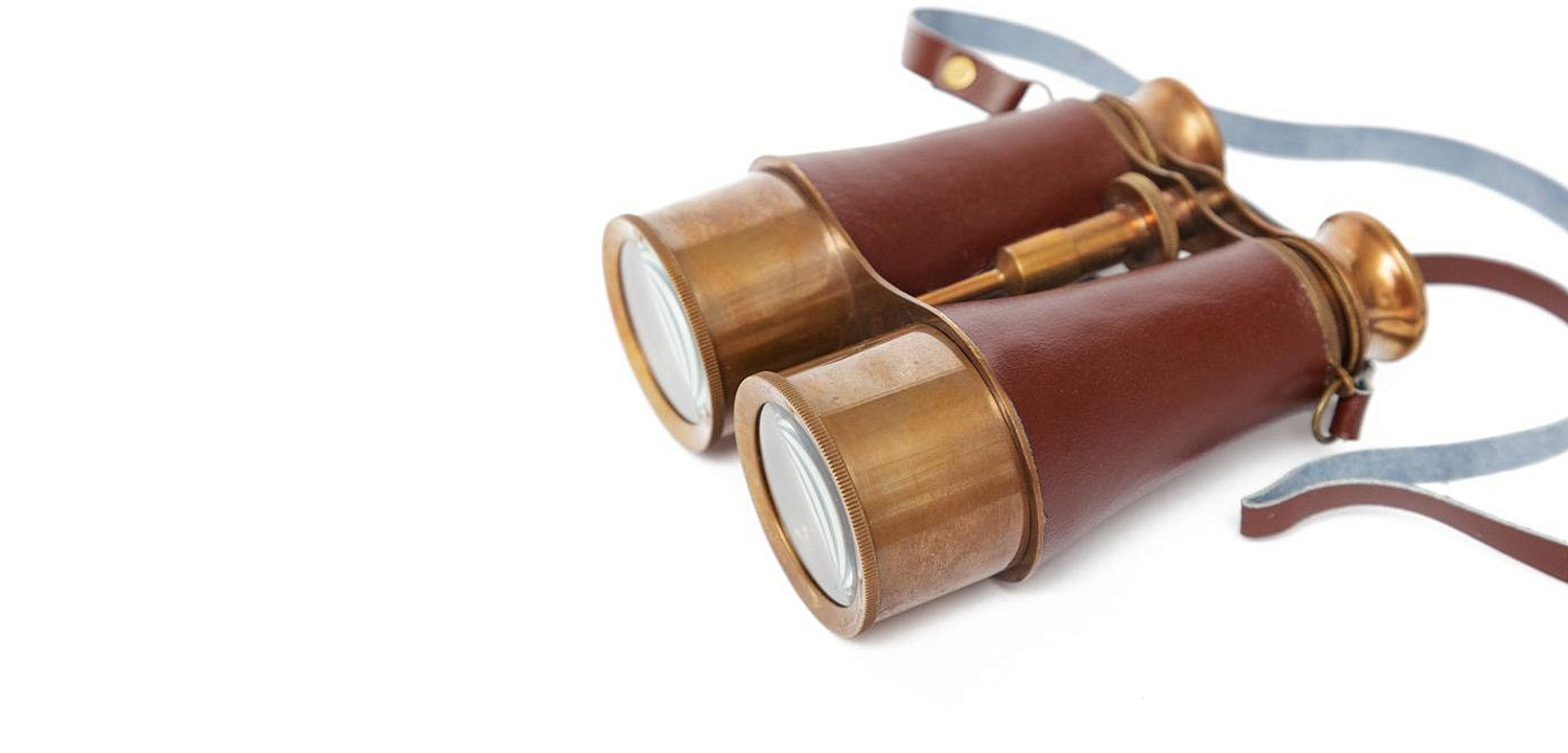 Винтажный бинокль в подарочной коробке Victorian Era Brass Binoculars - Loft-Concept в Твери