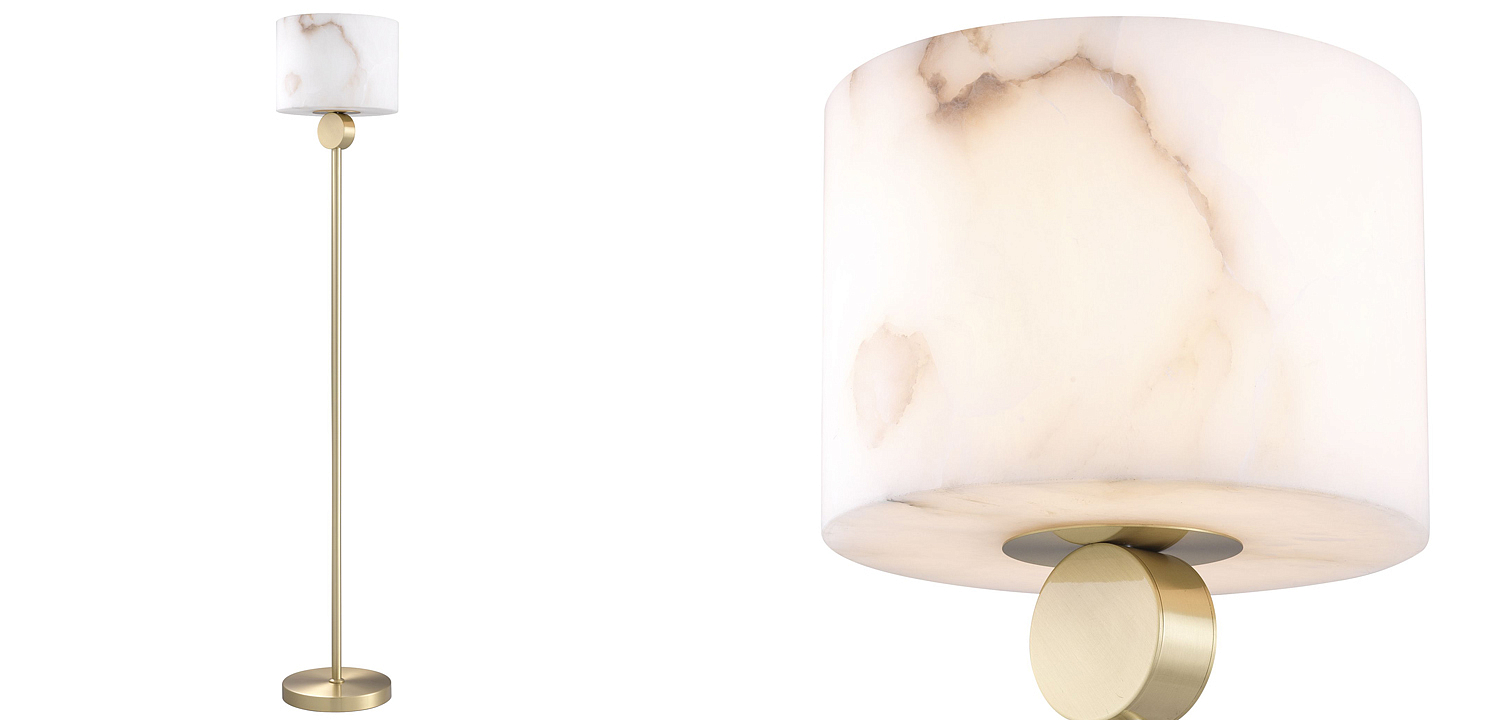Торшер Eichholtz Floor Lamp Etruscan Brass Торшер Eichholtz Floor Lamp Etruscan Brass - Loft-Concept в Твери