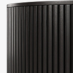 Черный приставной стол с местом для хранения Smart Textured Table варинант исполнения - 3 | Loft Concept в Твери