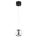 Подвесной светильник со стеклянным плафоном Inner Gleam Globe black  варинант исполнения - 3 | Loft Concept в Твери