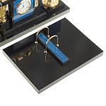 Настольный письменный набор из лазурита с декором в виде льва Golden Lion варинант исполнения - 3 | Loft Concept в Твери