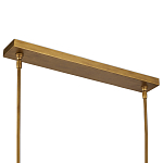 Люстра линейная полукруглой формы Wooden Horseshoe варинант исполнения - 5 | Loft Concept в Твери