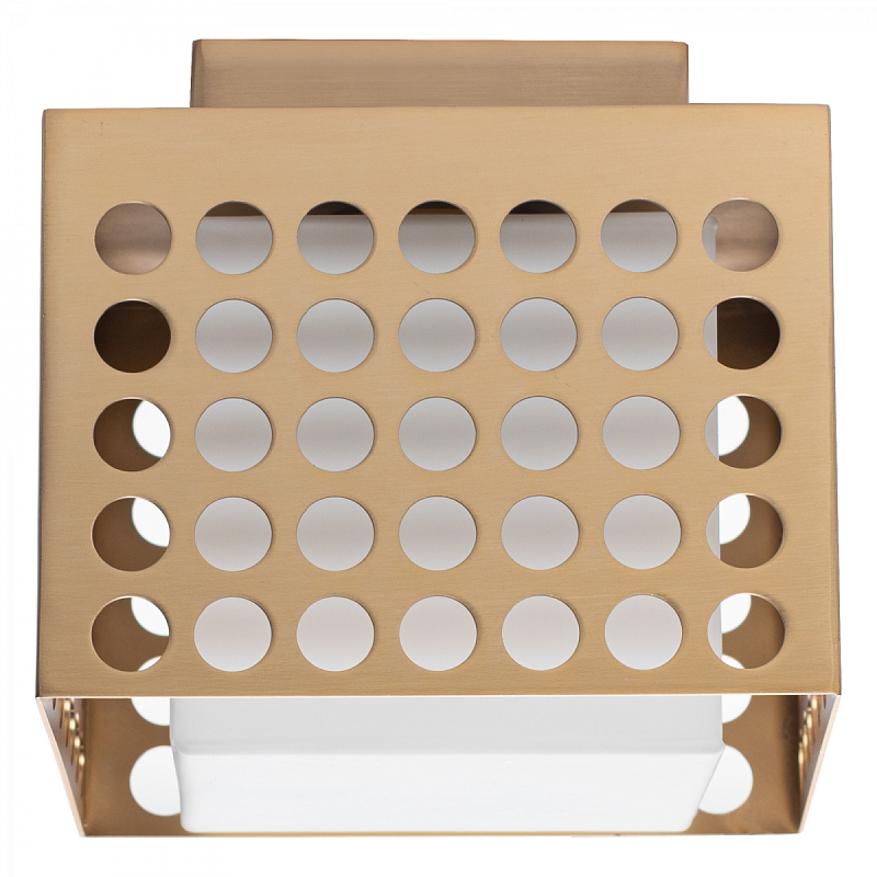 PRECISION Small Flush Mount Латунь Прозрачный белый PRECISION Small Flush Mount Латунь Прозрачный белый в Твери | Loft Concept