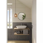 Зеркало круглое с асимметрией Light Reflection варинант исполнения - 2 | Loft Concept в Твери