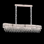 Люстра волнистой формы с каскадом из прозрачного хрусталя Constant Sparks варинант исполнения - 1 | Loft Concept в Твери