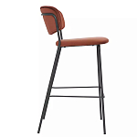 Стул барный с широкой полукруглой спинкой Chair Smooth Shapes варинант исполнения - 2 | Loft Concept в Твери