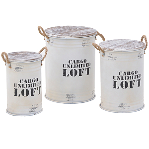 Комплект столиков City Urban Loft Design white