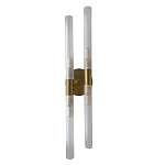 Бра с двумя цилиндрическими матовыми плафонами на круглом основании Delta Light варинант исполнения - 1 | Loft Concept в Твери