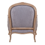 Кресло Ava Classical Armchair brown and grey velour варинант исполнения - 3 | Loft Concept в Твери