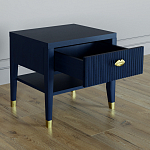 Прикроватная тумбочка с ящиком Elsa Dreams Blue варинант исполнения - 2 | Loft Concept в Твери